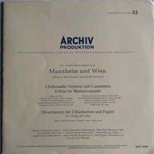 Wolfgang Amadeus Mozart - 5 Italienische Notturni Und Canzonetta / 4 Sätze Für Blasinstrumente / Divertimento Für 2 Klarinetten Und Fagott Nr. 3 B-dur, KV 439b FLAC