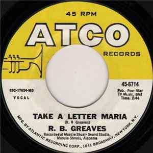 R.B. Greaves - Take A Letter Maria FLAC