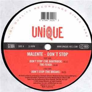 Malente - Don't Stop FLAC