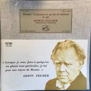 Mozart - Edwin Fischer, Philharmonia Orchestra - Concerto N° 20 En Ré Mineur K. 466 FLAC