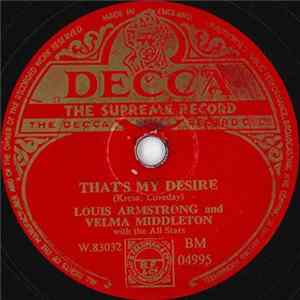 Louis Armstrong - That's My Desire / Takes Two To Tango FLAC