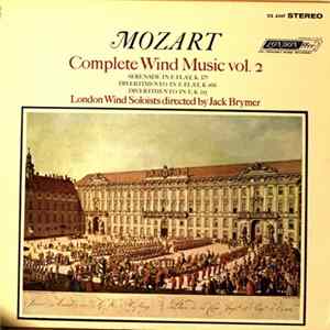 Mozart, London Wind Soloists Directed By Jack Brymer - Complete Wind Music Vol. 2 FLAC