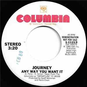 Journey - Any Way You Want It FLAC