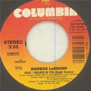 George LaMond - Baby, I Believe In You FLAC