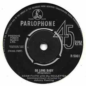 Adam Faith With The Roulettes - So Long Baby FLAC