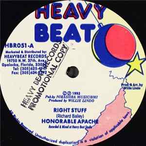 Honorable Apache - Right Stuff FLAC