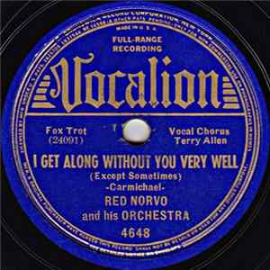 Red Norvo And His Orchestra - I Get Along Without You Very Well / Kiss Me With Your Eyes FLAC