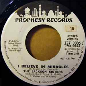 The Jackson Sisters - I Believe In Miracles FLAC