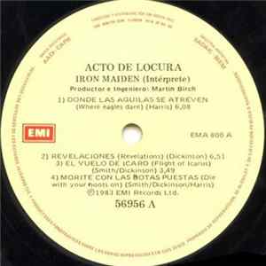 Iron Maiden - Acto De Locura FLAC