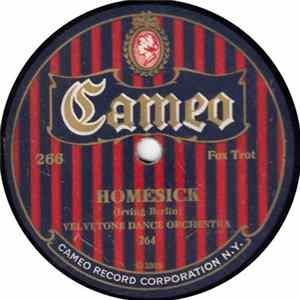 Velvetone Dance Orchestra - Homesick / In My Home Town FLAC