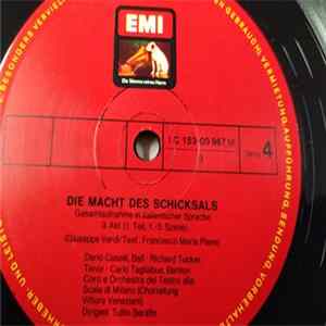 Verdi ' Maria Callas ' Nicola Rossi-Lemeni ' Richard Tucker ' Elena Nicolai ' Carlo Tagliabue ' Renato Capecchi ' Tullio Serafin - Die Macht Des Schicksals FLAC