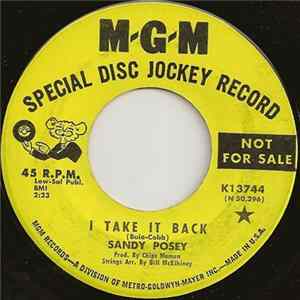 Sandy Posey - I Take It Back FLAC