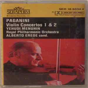 Paganini, Yehudi Menuhin, Royal Philharmonic Orchestra, Alberto Erede - Violin Concertos 1 & 2 FLAC