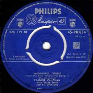 Frankie Vaughan With Wally Stott And His Orchestra - Wonderful Things FLAC