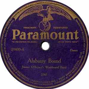 Jimmie O'Bryant's Washboard Band - Alabamy Bound / Hot Hot Hottentot FLAC