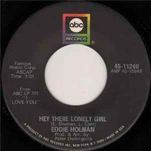 Eddie Holman - Hey There Lonely Girl FLAC