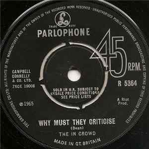 The In Crowd - Why Must They Criticise FLAC