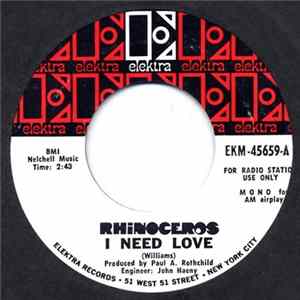 Rhinoceros - I Need Love FLAC