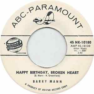 Barry Mann - Happy Birthday, Broken Heart FLAC