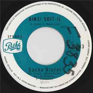 Sacha Distel - Ainsi Soit-Il FLAC