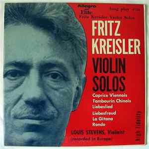 Fritz Kreisler - Violin Solos FLAC