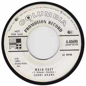 Jerri Adams - Walk Fast / If I Forget You FLAC