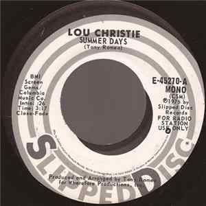 Lou Christie - Summer Days FLAC