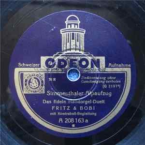 Das Fidele Handorgel-Duett Fritz Und Bobbi - Simmenthaler Alpaufzug / Frohe Heimkehr FLAC