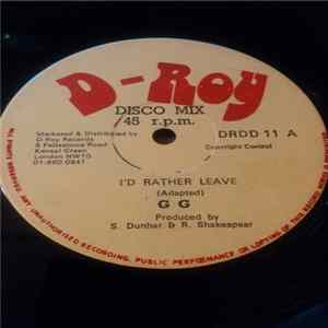 GG / The Revolutionaries - I'd Rather Leave / I'd Rather Blow FLAC