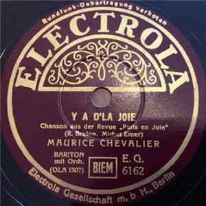 Maurice Chevalier - Y A D'La Joie / Vous Et Moi FLAC