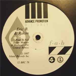 Eric B. & Rakim - Paid In Full - The Coldcut Remix FLAC