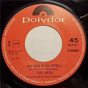 Carl Wayne - Way Back In The Fifties FLAC