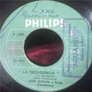 Jane Birkin et Serge Gainsbourg - La Décadanse(La Decadencia) FLAC