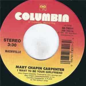 Mary Chapin Carpenter - I Want To Be Your Girlfriend FLAC