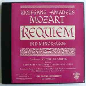 Wolfgang Amadeus Mozart, Pia Tassinari, Ferrucio Tagliavini, Ebe Stignani, Italo Tajo, Victor De Sabata, The Orchestra And Chorus Of The Radiotelevisione Italiana - Requiem (K 626) FLAC