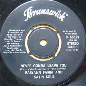 Maryann Farra & Satin Soul - Never Gonna Leave You FLAC