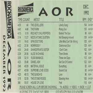 Various - AOR Dec. 1992 FLAC