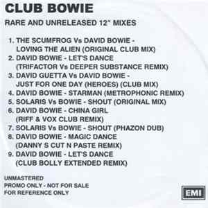 Bowie - Club Bowie (Rare And Unreleased 12'' Mixes) FLAC