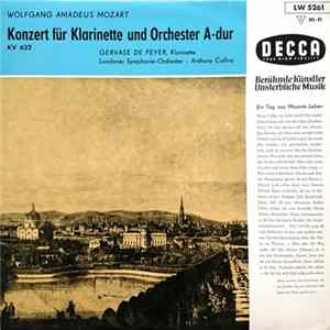 Wolfgang Amadeus Mozart, Londoner Symphonie-Orchester, Anthony Collins , Gervase de Peyer - Konzert Für Klarinette Und Orchester A-Dur, KV 622 FLAC