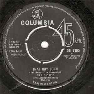 Billie Davis - That Boy John FLAC