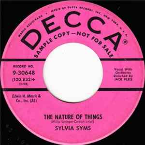 Sylvia Syms - The Nature Of Things / The Night They Invented Champagne FLAC