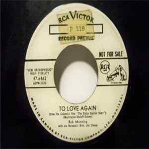 Bob Manning - To Love Again / Sing Me A Love Song FLAC