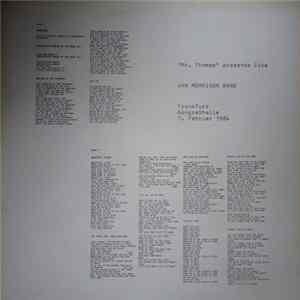 Van Morrison - "Mr. Thomas" presents live FLAC