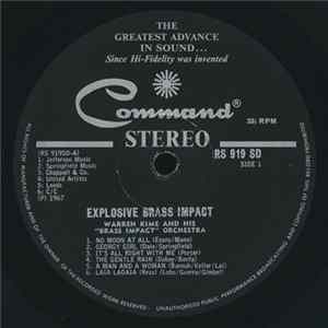 Warren Kime And His "Brass Impact" Orchestra - Explosive Brass Impact Vol. 2 FLAC
