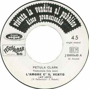 Petula Clark - L'Amore È Il Vento (My Love) FLAC