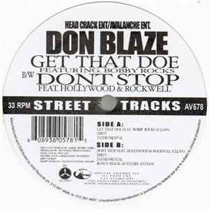 Don Blaze - Get That Doe / Don't Stop FLAC