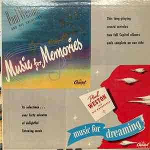 Paul Weston And His Orchestra - Music For Memories - Music For Dreaming FLAC