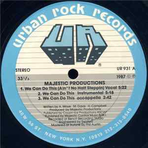 Majestic Productions - We Can Do This (Ain't No Half Steppin) / This Is The Jam FLAC