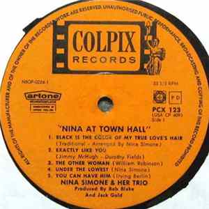 Nina Simone - Nina Simone At Town Hall FLAC