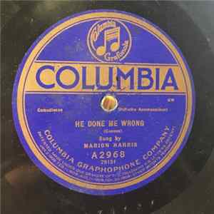 Marion Harris - He Done Me Wrong / Oh Judge (He Treats Me Mean) FLAC